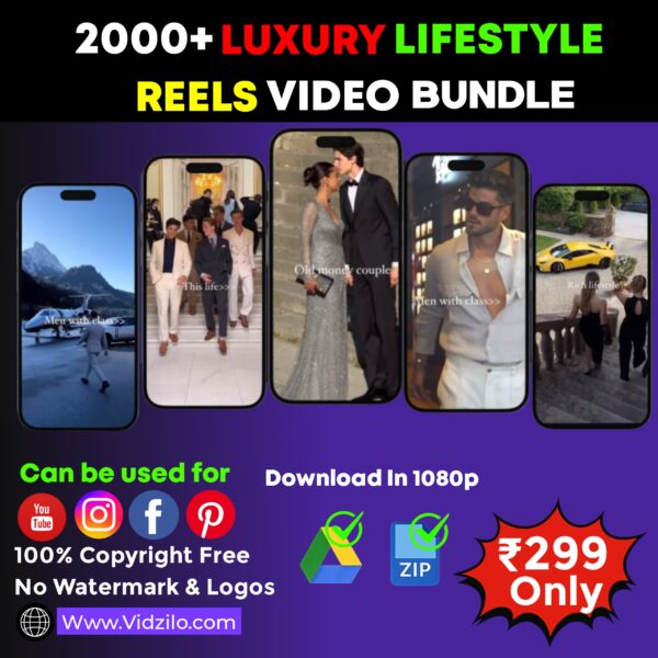 2000+ Luxury Lifestyle Reels Pack