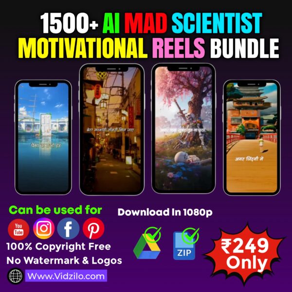 1500+ Ai mad Scientist Motivational Reels Bundle