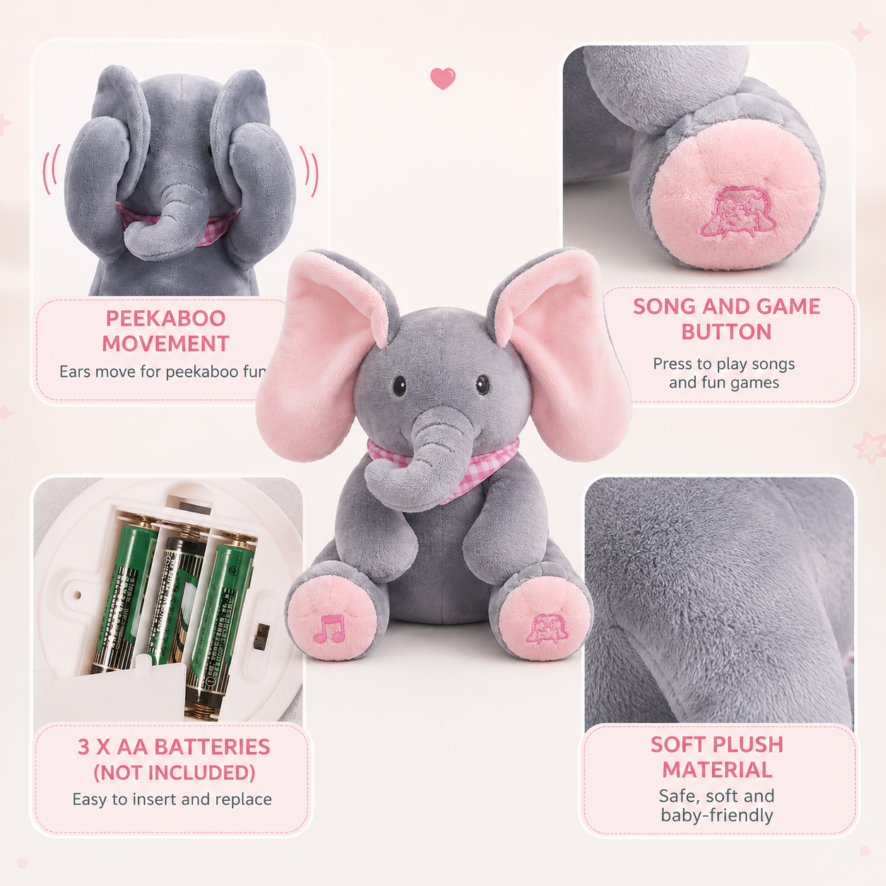 Interactive Soft Toy for Babies and Toddlers