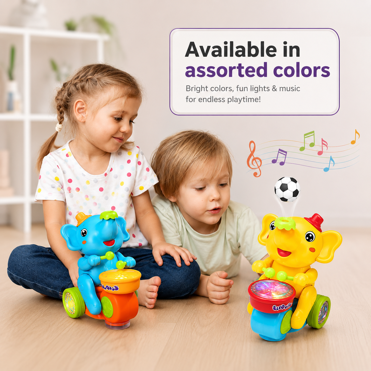 Elephant Music Toy Gift for Boys and Girls