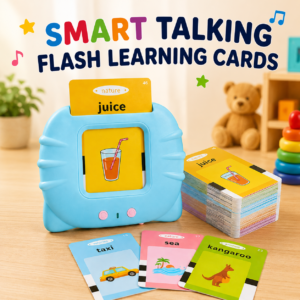 Smart talking flash cards interactive learning toy for kids
