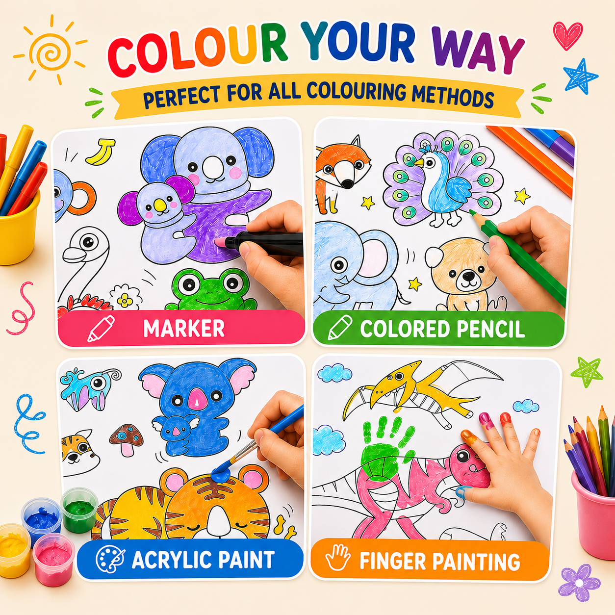 Creative Drawing and Coloring Toy for Children