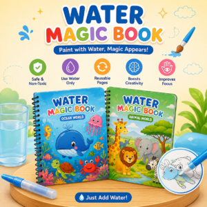 Reusable Water Magic Drawing Book for Kids
