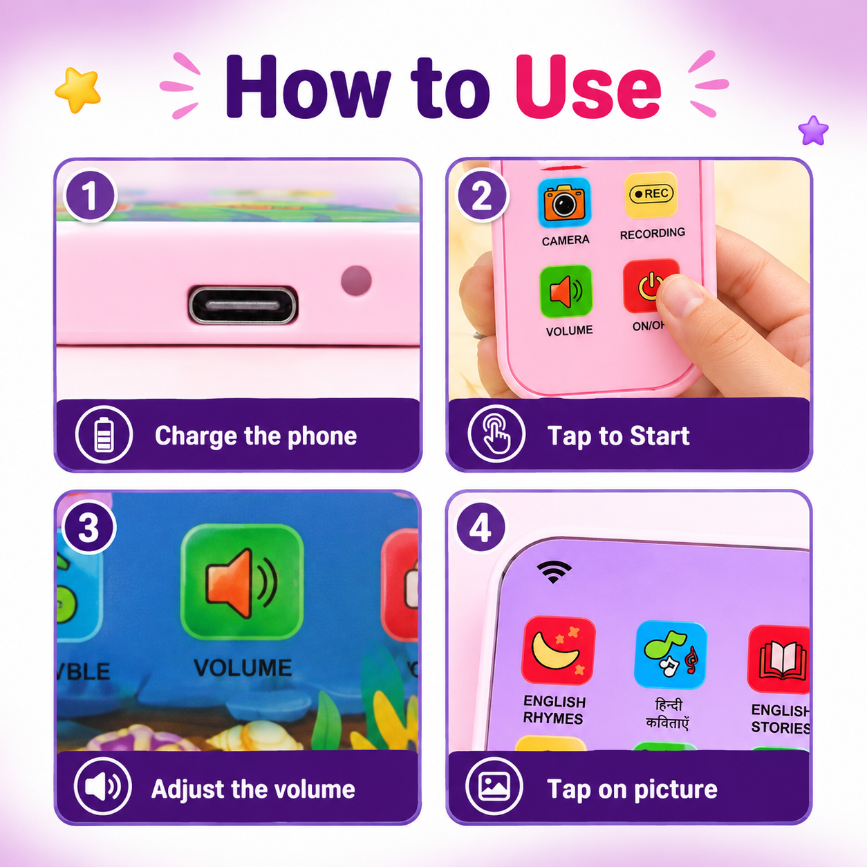 Educational Toy Phone with Colour and Shape Activities