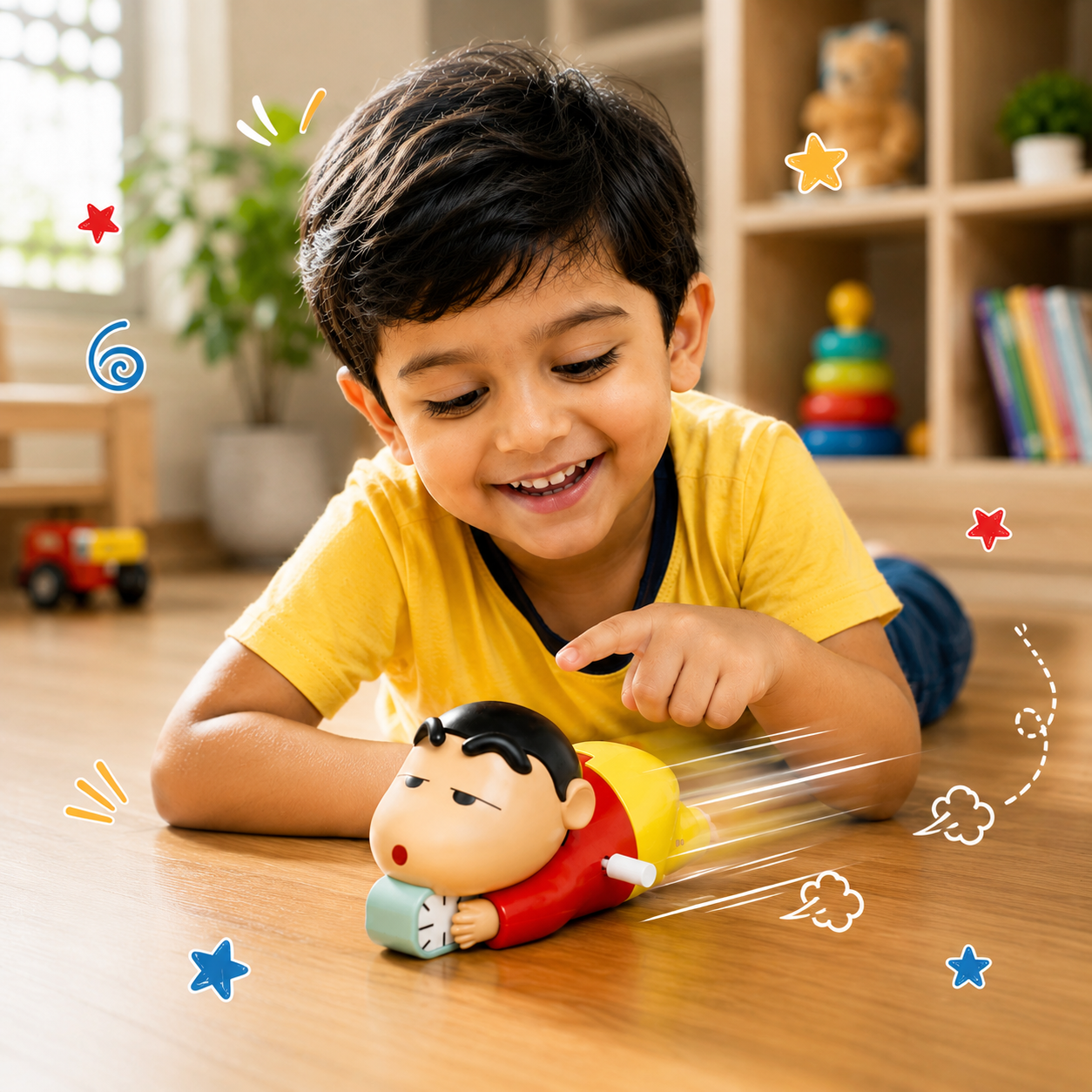 Shinchan action toy for screen-free play