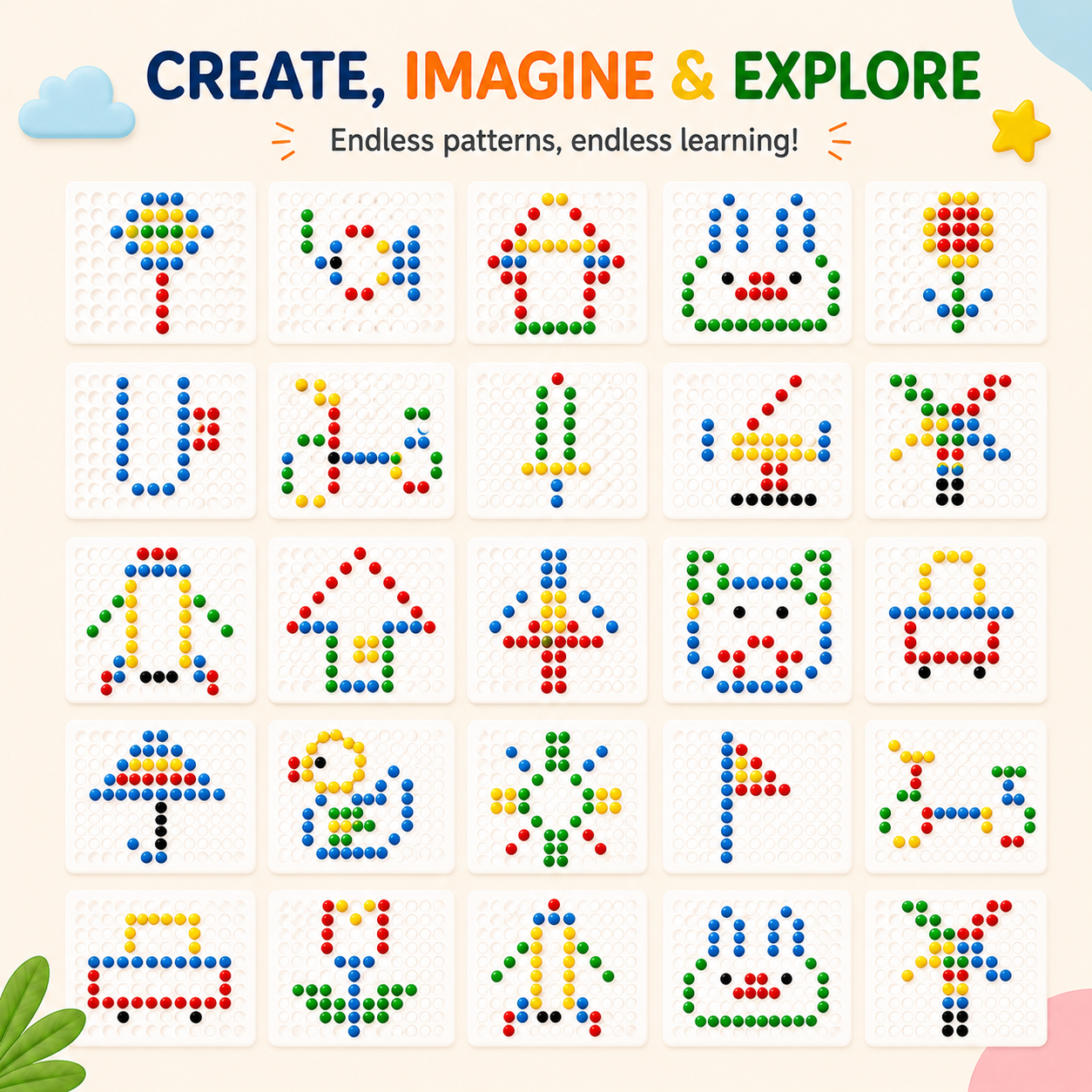 Dot to Dot Magnetic Drawing Toy for Kids
