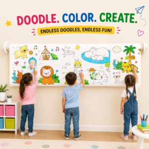 Kids Doodle Graffiti Art Roll for Creative Drawing