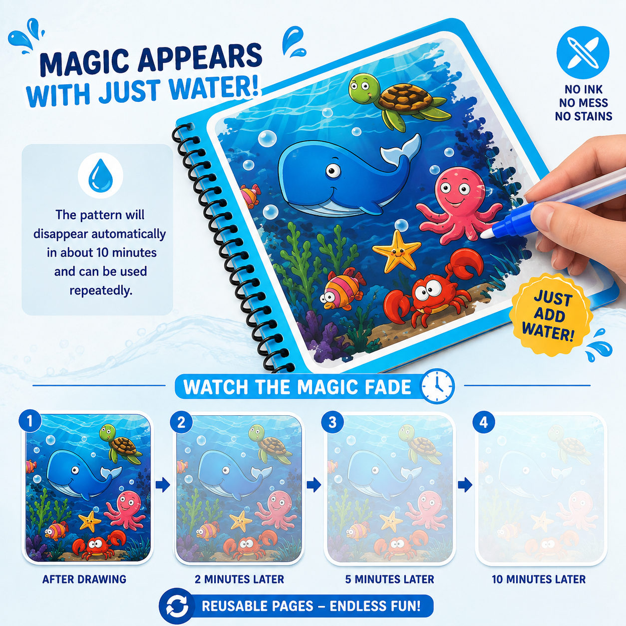 Screen-Free Creative Drawing Book for Kids