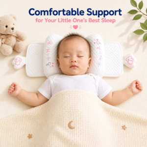 Baby head and neck support pillow for infants