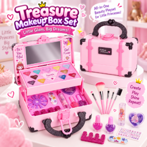 Treasure makeup box set pretend play kit for kids